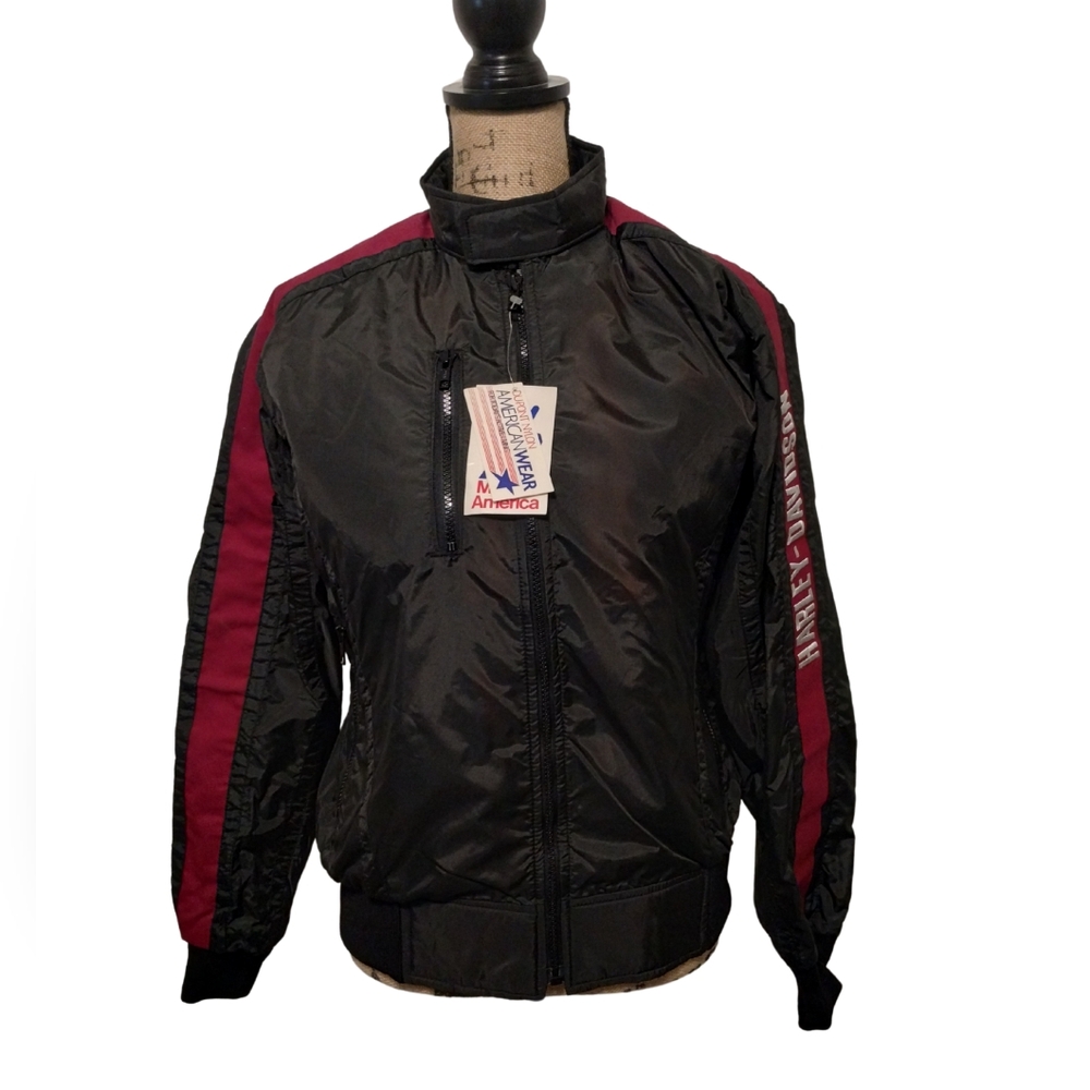 Harley Davidson Vintage 80s Bomber Style Jacket New With Tags Women's Size S
